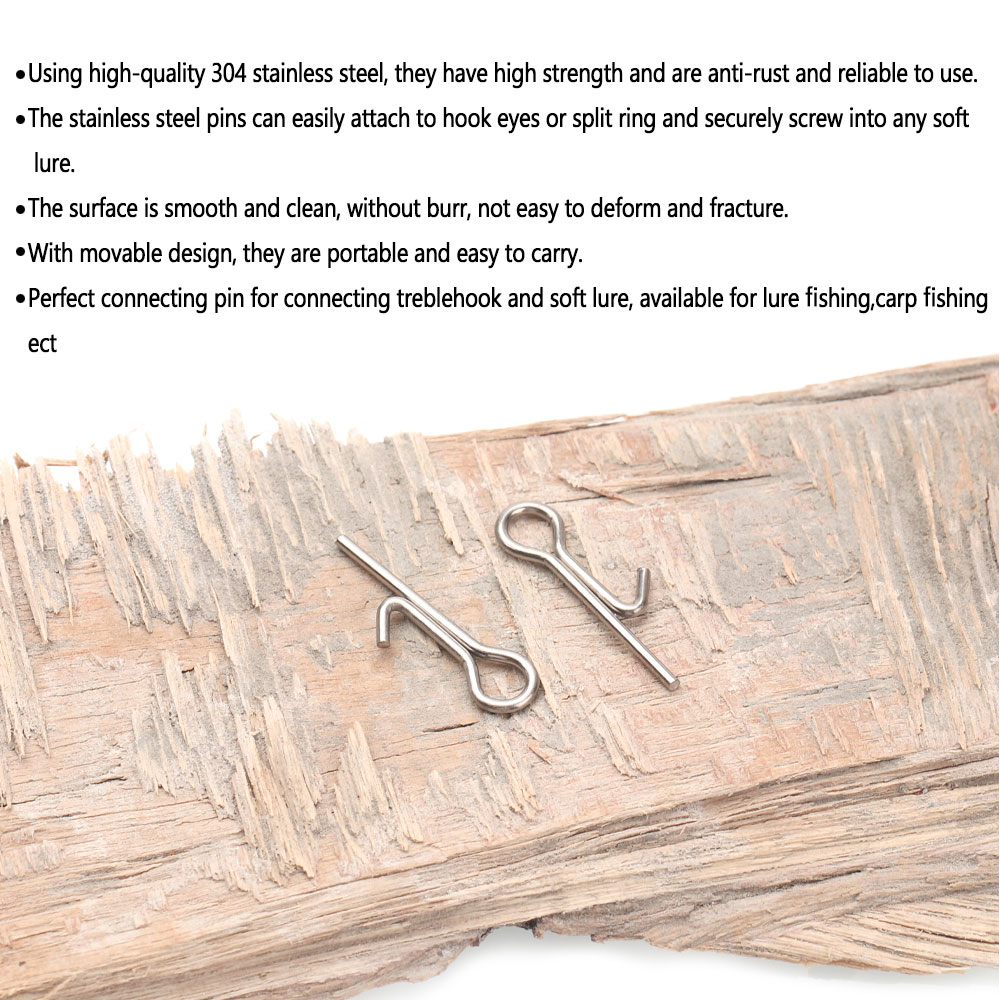 50/100 peças Pinos de Conexão  - Fishing Line Cutter avaliação e preço